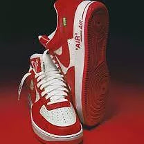 Louis Vuitton x Air Force 1 Low White Comet Red