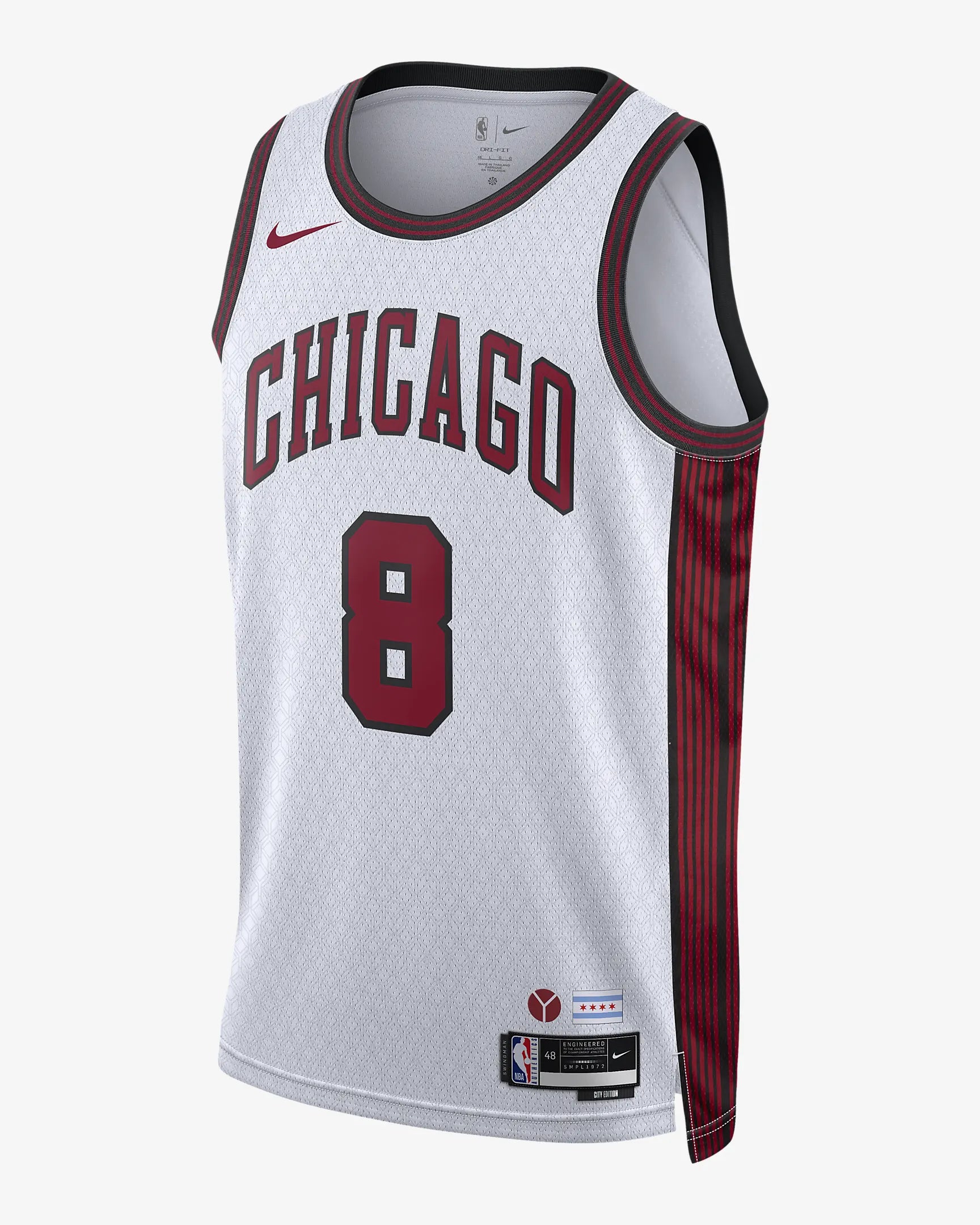 Zach LaVine Bulls Icon Edition Nike NBA Authentic Jersey.