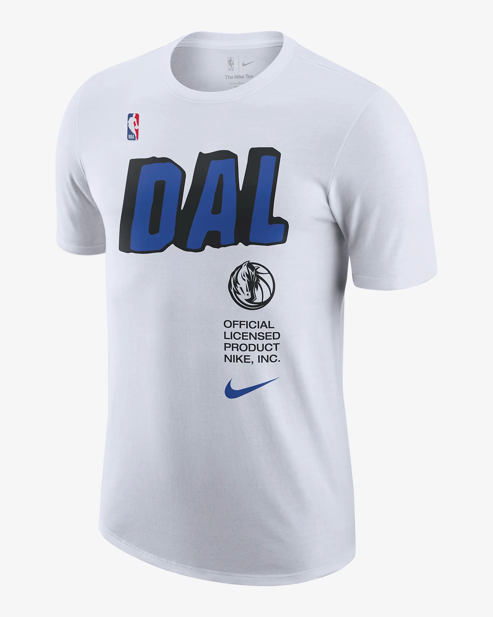 Men's Nike Blue Dallas Mavericks Long Sleeve Shooting Performance Shirt